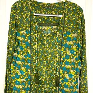 prAna Faith Top, XL, long sleeve